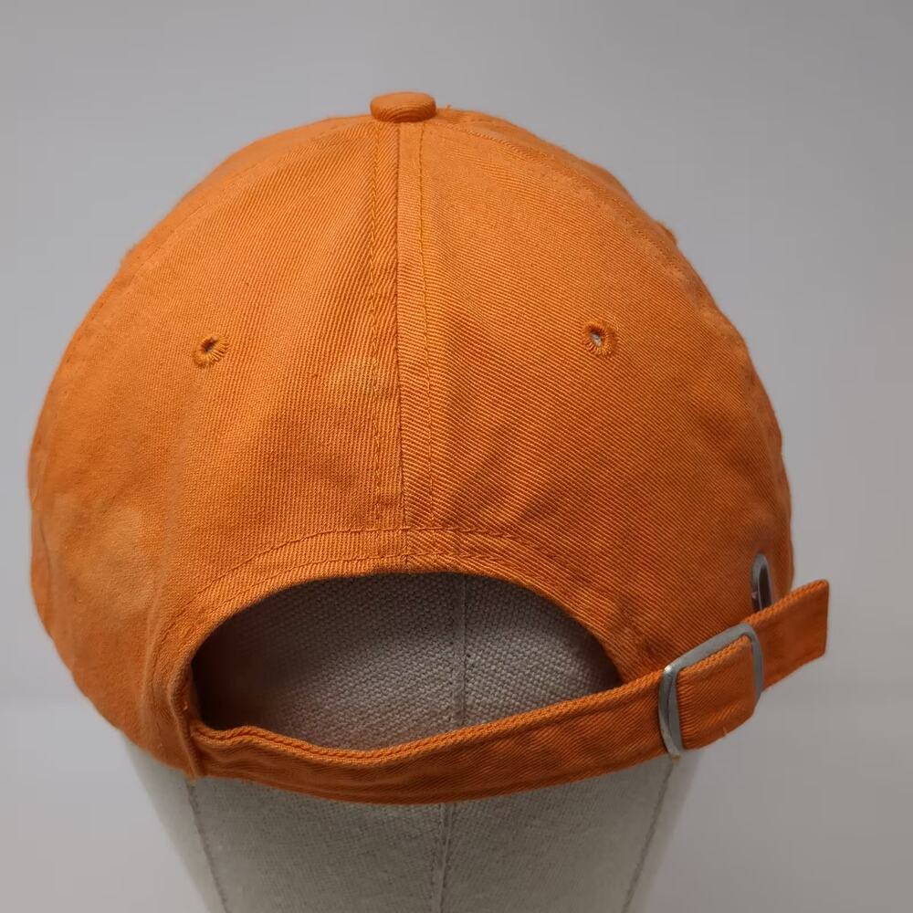 Invasion Baseball Cap Orange OS Riviera Maya Shell Embroidered Slideback Hat - Picture 6 of 9